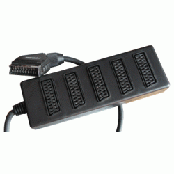 Przył. SCART x 5GN SCART 21p