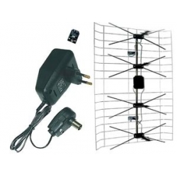 Antena szerokopasmowa + zasilacz