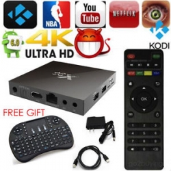 TV BOX Android X96 z klawiaturą