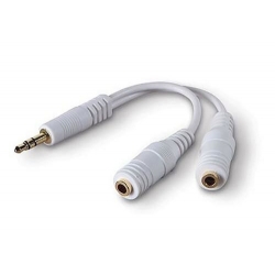Przyłącze wtyk Jack 3.5mm stereo na 2 gniazda Jack 3.5mm stereo P-K 0.15m (06081)