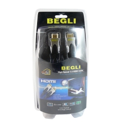 Przyłącze wtyk HDMI na wtyk HDMI z filtrami HQ PROFi wersja 3D - 1m