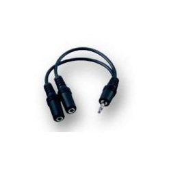 Y-Adapter Gniazdko Stereo Viianco 2x 3,5 mm 0,2m