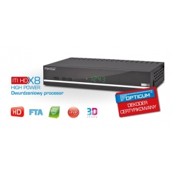 Dekoder NC+N Opticum X8 Combo z dowolnym pakietem