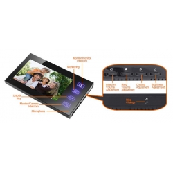 Domofon przewodowy SATLINK VS-806MJIDS11