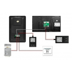 Domofon przewodowy SATLINK VS-806MJIDS11