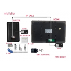 Domofon przewodowy SATLINK VS-811MJIDS11