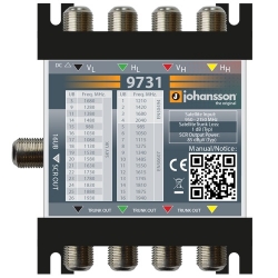 MULTISWITCH UNICABLE II JOHANSSON 9731 - 4/1 DCSS /DSCR