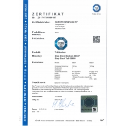 CURVER STOPIEŃ STEP SCHODEK BIAŁY certyfikat TUV