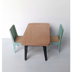 DUŻY DREWNIANY DOMEK DLA LALEK WINDA MEBLE PREZENT