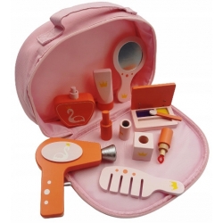 DREWNIANY ZESTAW KOSMETYKÓW KOSMETYCZKA PREZENT