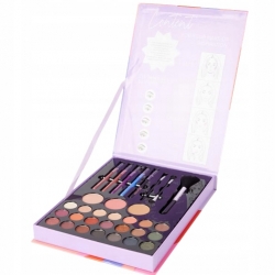 ZESTAW KOSMETYKI DO MAKIJAŻU W PUDEŁKU PALETA CIEŃ