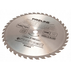 Piła tarczowa do drewna widia 400mm 40 zębów 84404