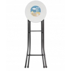 STÓŁ STOLIK KOKTAJLOWY WYSOKI CATERINGOWY 80x110cm