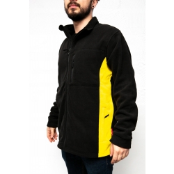 BLUZA POLAR. CZARNO-ŻÓŁTA, 