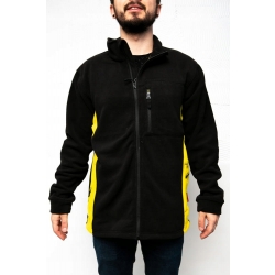 BLUZA POLAR. CZARNO-ŻÓŁTA, 
