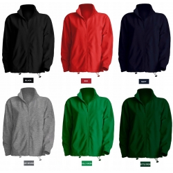 BLUZA POLAR. GRAFITOWO-POMARAŃCZOWA, 