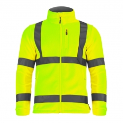 BLUZA POLAR. OSTRZEGAWCZA ŻÓŁTA, 