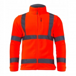 BLUZA POLAR. OSTRZEGAWCZA POMARAŃCZOWA, 