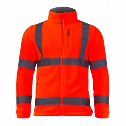 BLUZA POLAR. OSTRZEGAWCZA POMARAŃCZOWA, 