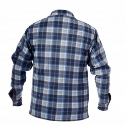 BLUZA POLAR. OCIEPLANA SZARO-NIEBIESKA, 