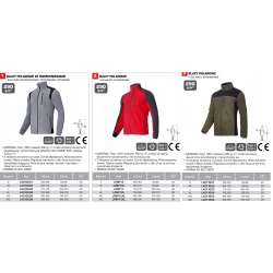 BLUZA POLAR. KHAKI-CZARNA, 