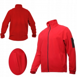 BLUZA POLAR. CZERWONA, 