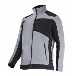 BLUZA POLAR. ZE WZMOCNIENIAMI SZAR.-CZAR., 