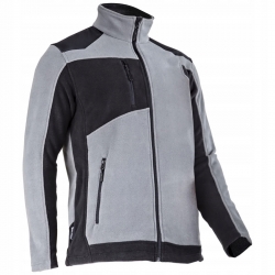 BLUZA POLAR. ZE WZMOCNIENIAMI SZAR.-CZAR., 