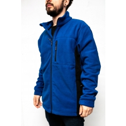 BLUZA POLAR. GRANATOWO-CZARNA, 