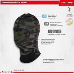 KOMINIARKA TERMOAKTYWNA MORO ZIEL.-CZAR., CE, LAHT