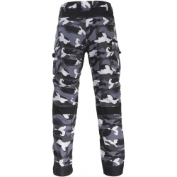 SPODNIE BOJÓWKI MORO SZARE ZE WZMOCNIENIAMI,