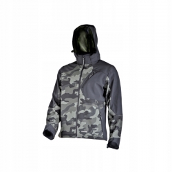 KURTKA SOFTSHELL Z KAPT. MORO ZIEL.-CZAR., 