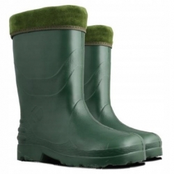 KALOSZE MĘSK. Z OCIEPL.(034), ZIELONE,EVA, R. 44,