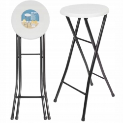 STOŁEK BAROWY KRZESŁO CATERINGOWE WYSOKIE 70CM