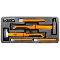Zestaw narzędzi Młotki i przecinaki, zestaw 5 szt neo